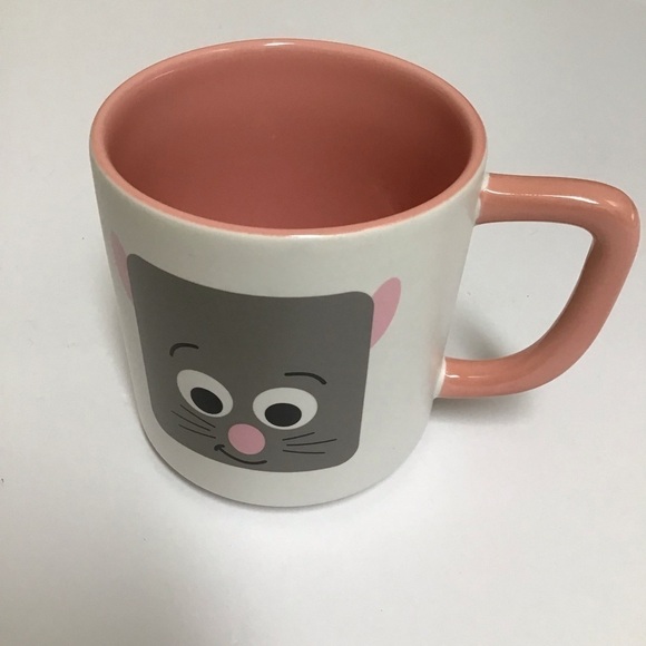 Disney Pixar Ratatouille Remy Coffee Mug 3 3/4” Tea Cup Pink Vintage Retired - Picture 10 of 13